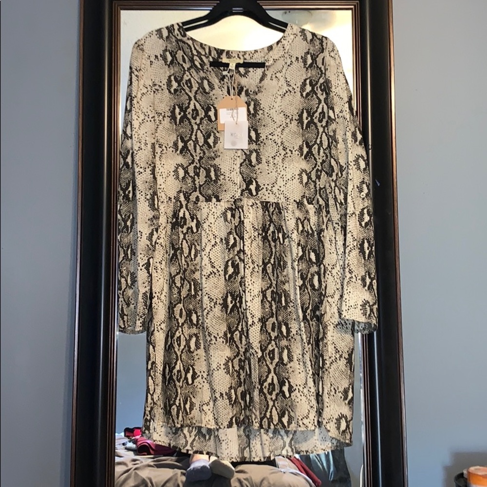 Snakeskin Dress